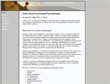 Tablet Screenshot of dubaipsychologist.com